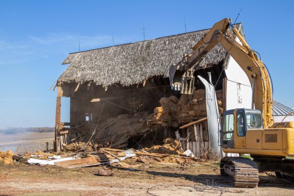 Barn Demolition in Lansdale