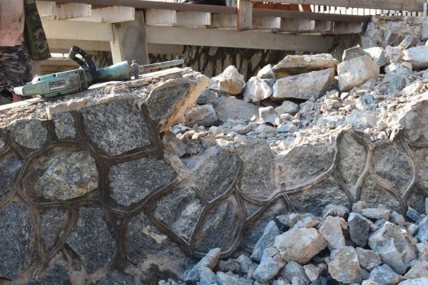 Retaining Wall Demolition in Lansdale