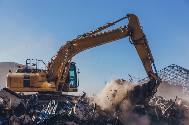 Demolition Equipment in Action